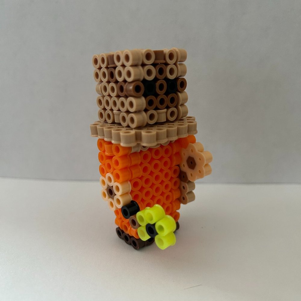 3D Perler Bead Figurine of Sam (Trick or Treat)